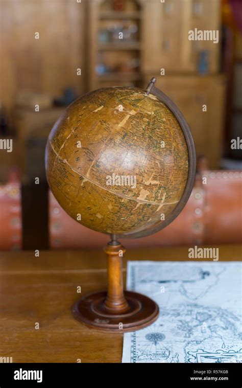 antique globe stock photo alamy