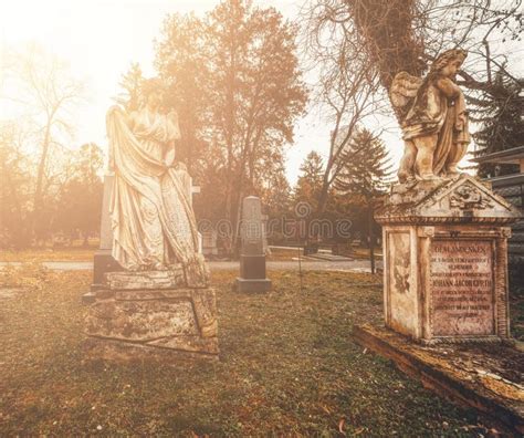 Old grave in the cemetery. stock photo. Image of compassion - 266089536