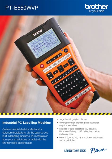 Brother PT-E550WVP Label Printers | Zotim Online Store