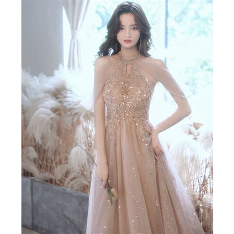 Glary ดาวแชมเปญชุดราตรีชุดจัดเลี้ยงนางฟ้าอารมณ์วันเกิดชุดเพื่อนเจ้าสาว ...