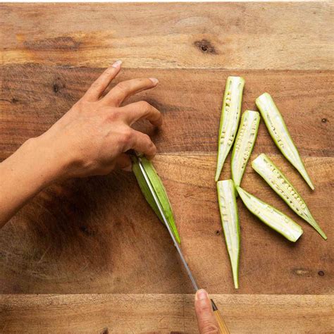 cook cut  okra  georgia foy blog