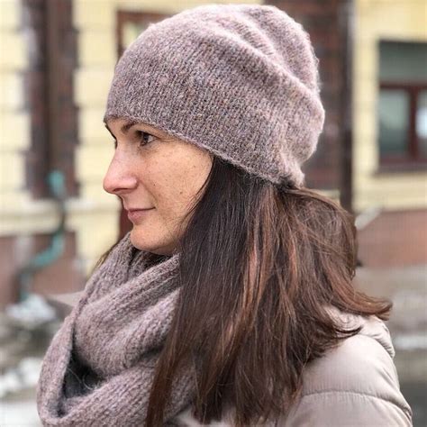 Шапка бинт и снуд из Borstet alpakka, Sandnes Garn | Knitted hats ...