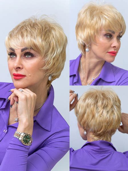 Парик женский, имитация натуральных волос, парики короткие на голову ...