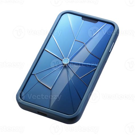 impressive vintage A broken cell phone screen professional 59396806 PNG