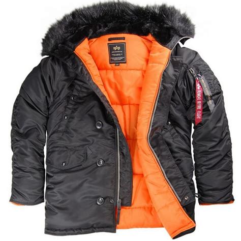 Куртка Аляска Alpha Industries N3B Slim Fit Parka - Black MJN31210C1-BK ...