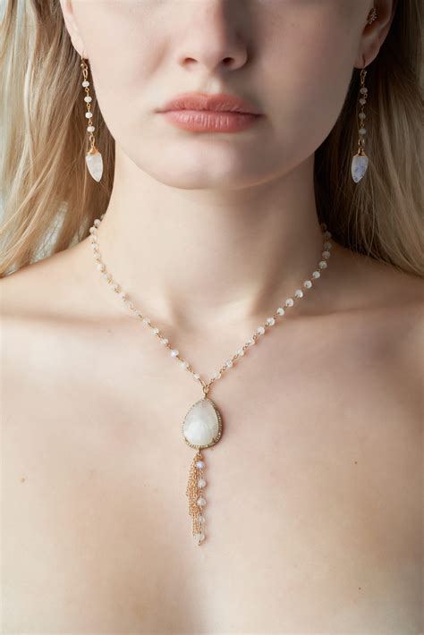 Moonstone Pendant | Archive Bridal