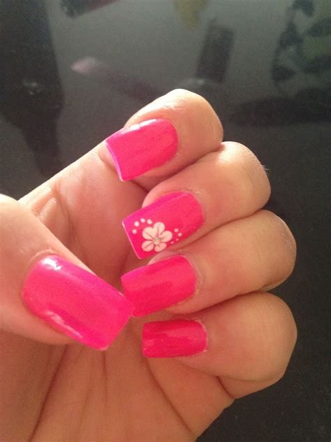 Summer nails in 2024 | Pink toe nails, Flower nails, Summer toe nails