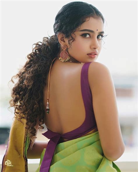 Anupama Parameswaran Saree Photos