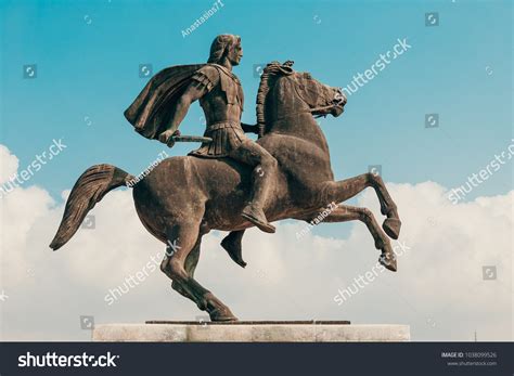 Alexander Great Statue Thessaloniki Greece Stock Photo 1038099526 ...