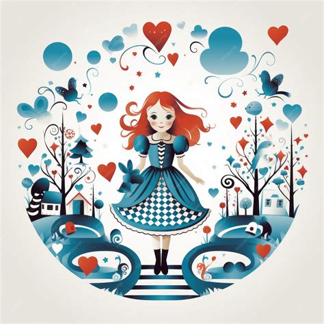 Premium Photo | Wonderfully Cute Alice in Wonderland's Delightful