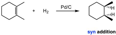 10.5 Reaction of Alkenes: Hydrogenation – Organic Chemistry I