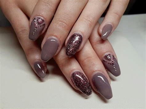 Gel Glitter Nails | Nails, Nail designs, Manicure