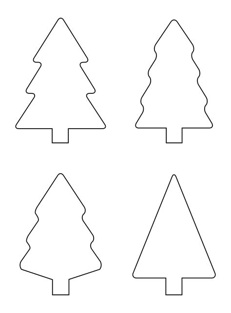 Large Christmas Tree Patterns - 13 Free PDF Printables | Printablee
