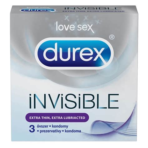 Durex Invisible 3 ks