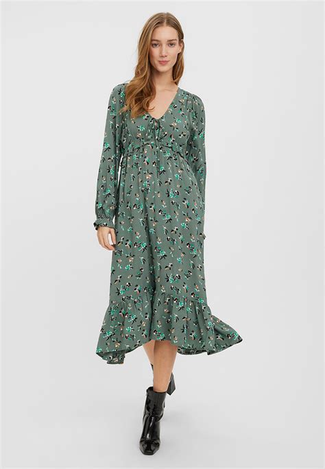 Платье Vero Moda, цвет: бирюзовый, RTLABC855401 — купить в интернет ...