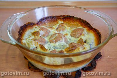 Тефтели, запечённые в сливках. Рецепт с фото