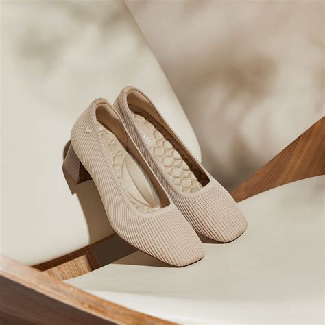 melody pro square toe heels  almond womens sustainable shoes vivaia