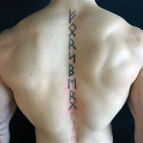 80 Tatuajes de runas vikingas (Con el significado)