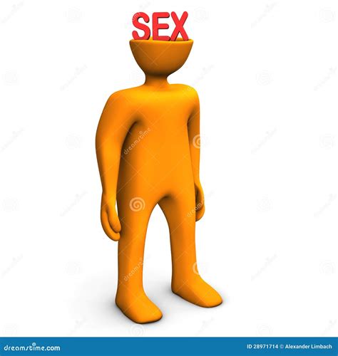 Sex in the head stock illustration. Illustration of cartoon - 28971714
