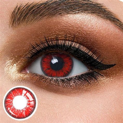 Mystery Red Colored Contacts - Uncover Allure with Unibling | Colored ...