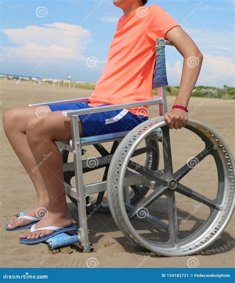 Disabled Boy on a Special Wheelchair Stock Image - Image of chair ...