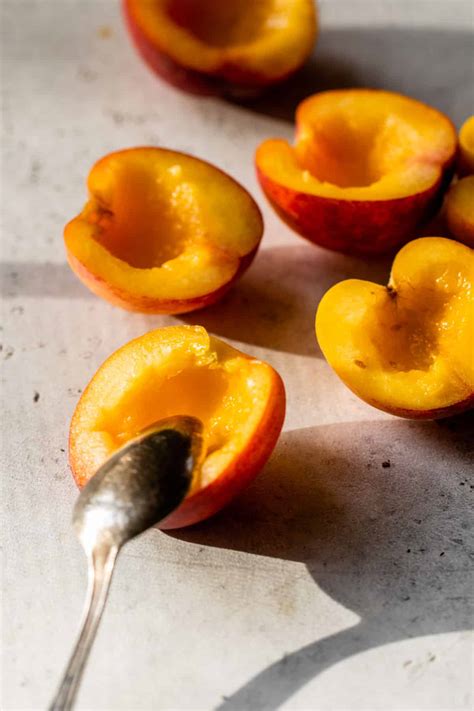 Baked Peaches - The Almond Eater