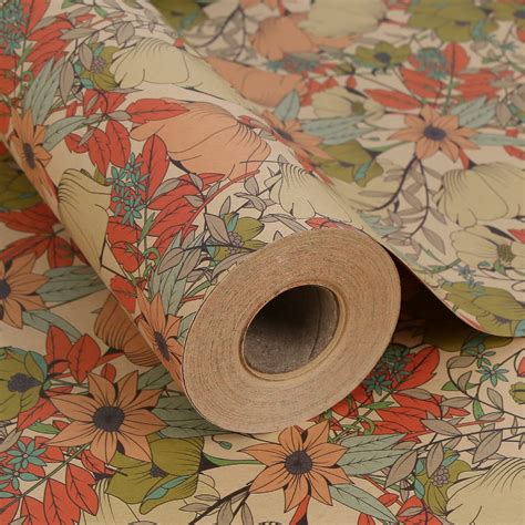 Hobby Lobby Flower Wrapping Paper - Decoupage Design Ideas