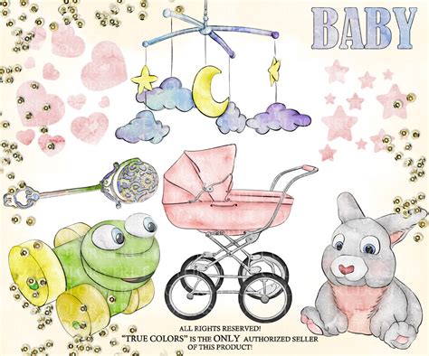 Hush Little Baby Clip Art Fashion Illustration Planner - Etsy