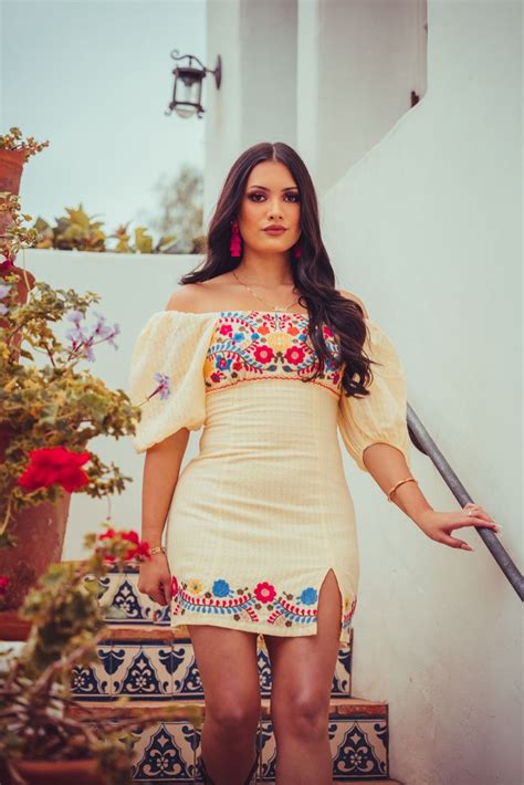 Esperanzita Dress in 2021 | Latina fashion outfits, Mexican inspired dress, Mexican style dresses