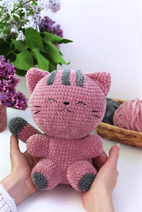 PDF Котик Плюша крючком. FREE crochet pattern; Аmigurumi animal ...
