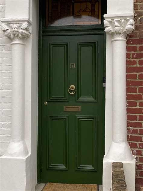 Pin on Pretty Paint and Wallpaper | Green front doors, Victorian front