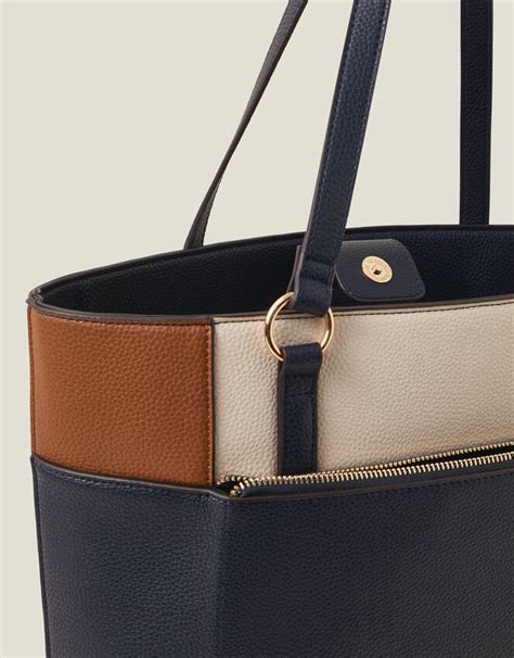 Colour Block Tote Bag | Totes & Shoppers | Accessorize UK
