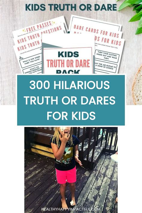 300 Funny Dares & Clever Kids Truth Questions for 2025 | Funny dares