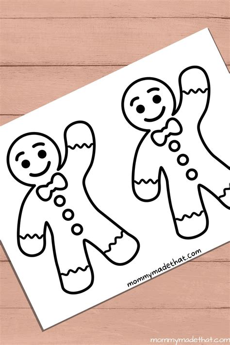 free gingerbread printables 1