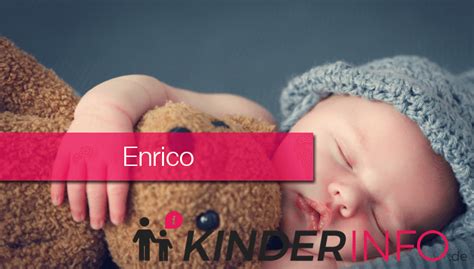 ᐅ Vorname Enrico: Bedeutung, Herkunft, Namenstag & mehr Details