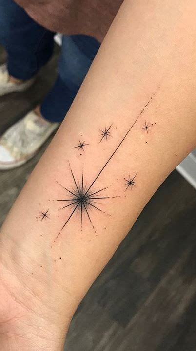35 Trendy Shooting Star Tattoos, Ideas, Designs & Meanings - Tattoo Me ...
