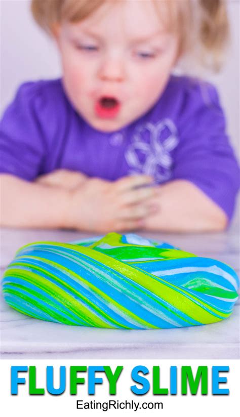 Fluffy Slime Recipe Without Borax - It's SO FLUFFY!!!