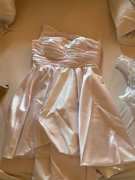 Sarah Houston, Elegant Short Wedding Dresses One Shoulder Open Ba New