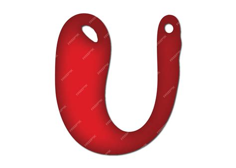 Premium Vector | Free vector capital letter u
