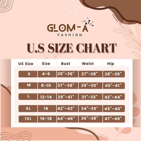 size chart glom
