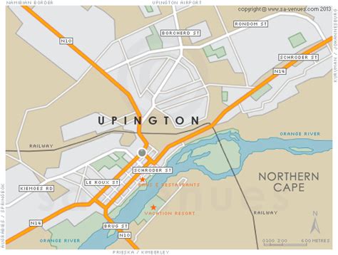 Upington Map
