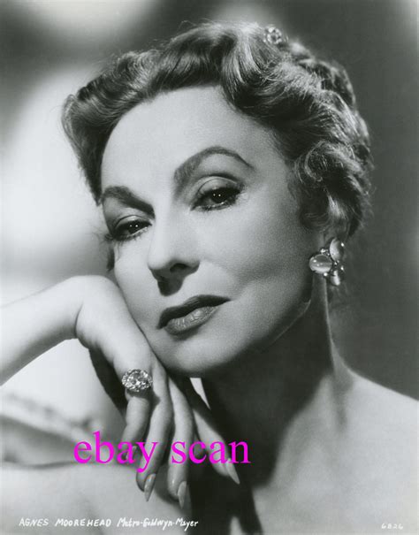 AGNES MOOREHEAD 8X10 Lab Photo 1950s HIGH FASHION SEXY ELEGANCE