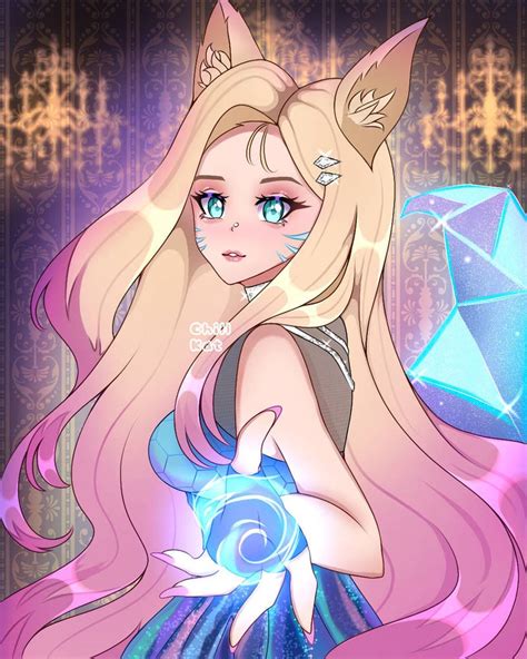 Ahri - KDA All Out fanart by ChillkatArt on DeviantArt