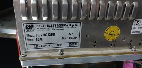 Selti elettronica sl/760012500(crt arcade) - Altre marche TV - PLC Forum
