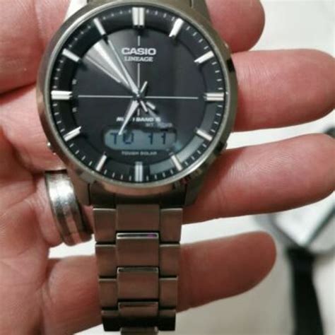 Casio Lineage. Full Titanium. Sapphire Glass. Wave ceptor. Solar power ...