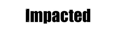 impacted font details characters ffontsnet