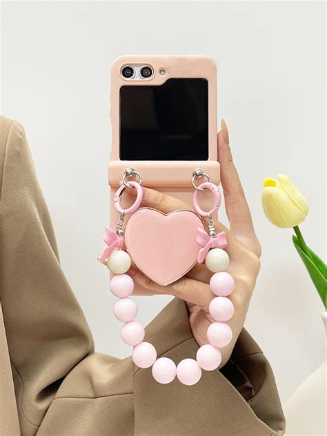 Samsung Galaxy Z Flip 5 Luxury Love Heart Pink Case – The Z Flip Case