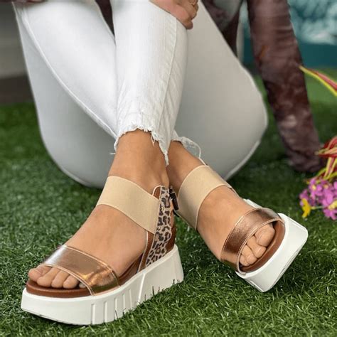 Redz 2426 Elasticated Strap Flatform Sandal | Millars Shoe Store