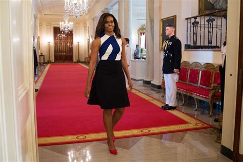 Michelle Obama Wears Narciso Rodriguez at the White House | Vogue