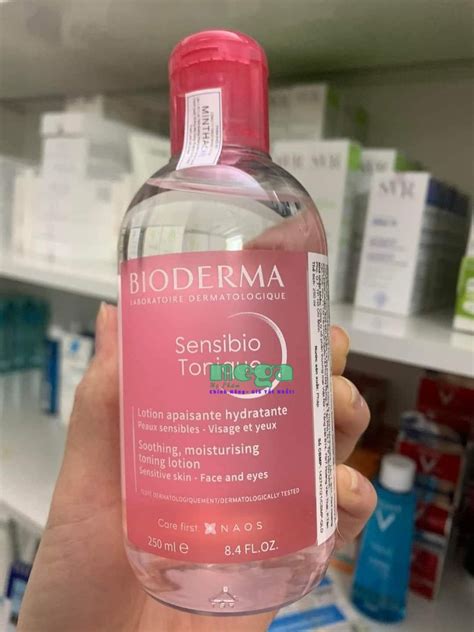 Nước Hoa Hồng Bioderma Sensibio Tonique 250ml [Chính Hãng] | Mỹ Phẩm Mega